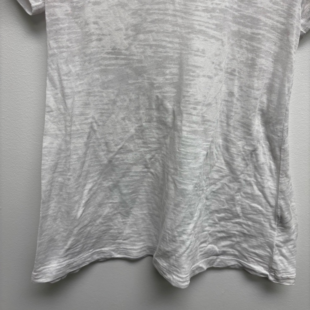 Nation LTD White Burnout Tee Shirt - Picture 6 of 8